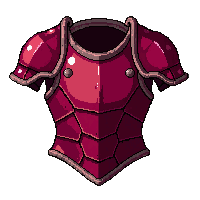 ruby flame armor  simple plain