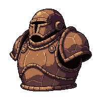 stone golem armor  rusty ancient