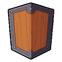 wooden bark shield armor  legendary rare