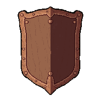 wooden bark shield armor  rusty ancient