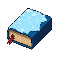 fairy tale storybook  frozen ice covered