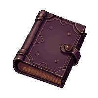 forbidden cursed tome  pristine new leather