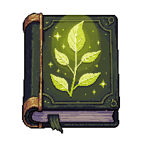 herb guide botanical  glowing magical aura