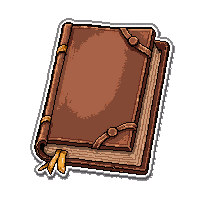 leather tome thick  pristine new leather