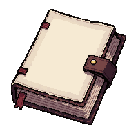 music sheet book  closed with clasp