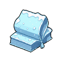 music sheet book  frozen ice covered