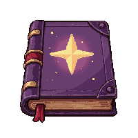 prophecy oracle book  glowing magical aura