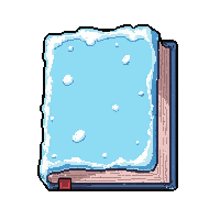 recipe cookbook  frozen ice covered