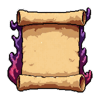 scroll collection  glowing magical aura