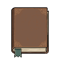 spell book runes  bookmarked ribbon