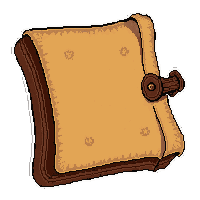 treasure map book  pristine new leather