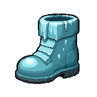 ice frost boots  battle damaged