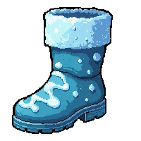 ice frost boots  cursed dark