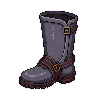 iron plate greaves  simple plain