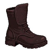 leather adventurer boots  cursed dark