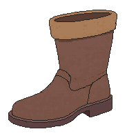 leather adventurer boots  simple plain