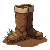 ranger tracking boots  muddy dirty
