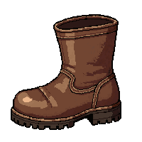 ranger tracking boots  worn and scuffed