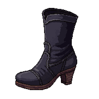 shadow dark boots  brand new polished