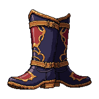 shadow dark boots  ornate decorated