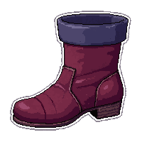 wizard cloth shoes  battle damaged