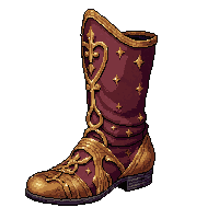 wizard cloth shoes  ornate decorated