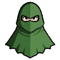 green ranger cape  embroidered symbols