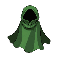 green ranger cape  flowing billowing