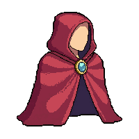 invisible shimmering cape  jeweled clasp fastened