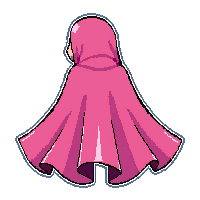 pink fairy cape  flowing billowing