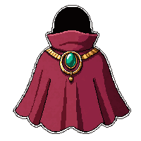 rainbow pride cape  jeweled clasp fastened