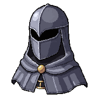 silver knight cape  embroidered symbols