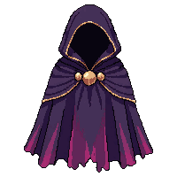 torn tattered cape  enchanted glowing edges