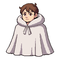 white holy cape  fur trimmed collar
