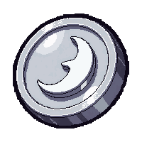 silver  crescent moon