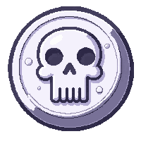 silver  skull