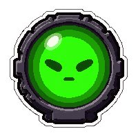 disguise hologram  toxic green glow