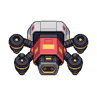 drone recon small  glitching pixelated