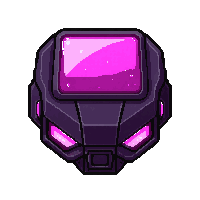 drone recon small  neon pink glow