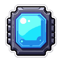 emp mine device  electric blue lit