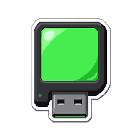 flash drive encrypted  toxic green glow