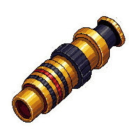 grapple wire launcher  gold luxury trim