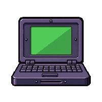 hacker deck laptop  damaged but working