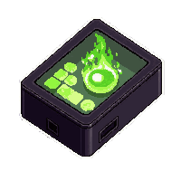 power cable charger  toxic green glow