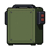 signal jammer box  military olive drab