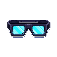 smart glasses ar  electric blue lit