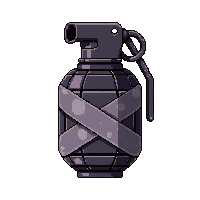 smoke grenade cyber  worn duct taped