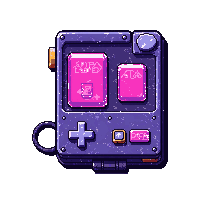 stim pack injector  neon pink glow