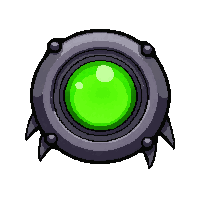 tracker bug tiny  toxic green glow