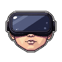 vr headset visor  damaged but working